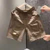 Shorts Esportivos Casuais Respiráveis para Homens, Estilo Americano da Moda de Verão, Workwear de Secagem Rápida, Frescos e Estilosos, para Uso ao Ar Livre e na Praia