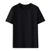 Camiseta de manga corta de color liso estilo portuario para hombre Marca de moda rápida Verano 2023 nueva camiseta holgada de moda de media manga
