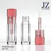 Jinze Round Ordering Thick Brush Wand Tubos de Brillo de Labios Petg Contenedores de Brillo de Labios Tubo Vacío de Plástico Materiales de Empaque