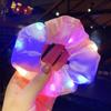 LED Luminoso Anel de Cabelo Intestino Grosso Bar Discoteca Noite Loja Celebridade da Internet Flash Coreano Anel de Cabelo Corda de Cabelo Tendão de Borracha Acessórios de Cabelo