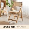 Mesa de jantar dobrável de madeira maciça para casa pequeno apartamento rattan quadrado retrátil mesa de jantar japonesa moderna simples mesa e cadeira combinação