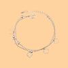 Pulseira banhada a prata simples geométrica mais vendida mercadoria de barraca joias pequenas requintadas moda feminina atacado pequenos presentes
