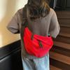 Bolsa de Tecido de Nylon de Grande Capacidade Bolsa Transversal para Mulheres 2025 Nova Casual Leve Bolsa de Ombro Super Popular Bolsa Bolinho
