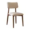 Silla de Comedor Moderna Sencilla de Madera Maciza de Imitación con Respaldo Suave, Silla de Mesa de Comedor para Apartamentos Pequeños, Silla de Restaurante, Silla de Hotel y Casa de Huéspedes