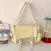 Bolsa Ita Fofa Estilo Soft Girl 2026 Verão Nova Moda Grande Capacidade Simples Versátil Casual Ombro Transversal