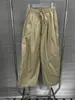 Traje de Moda Nuevo Otoño Temprano 2025 Conjunto de Dos Piezas con Camisa de Manga Larga con Puño + Pantalones Casuales de Pierna Ancha con Cintura Elástica