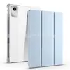 Para Lenovo Small New pad2024 Funda Protectora Ranura Transparente para Bolígrafo Pestaña M11 Funda Protectora Plana Funda de Cuero Plegable