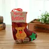 Decoraciones Navideñas, Regalos Navideños para Niños, Adornos para Árbol de Navidad, Calcetines Navideños Vintage Pequeños Estampados en Cuero Sintético