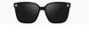 Gafas de sol gm nuevas 2023 para mujer y hombre gafas de sol moda. Luz anti-ultravioleta cara grande adelgazante conducción estilo ins sensación avanzada
