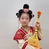 Haichao Joyería Diadema para el Cabello con Sombrero Geg para Niñas Accesorios para el Cabello Estilo Chino Antiguo para Niños Bandera de Doncella Accesorios para el Cabello Hanfu Vestido Antiguo Accesorios Cheongsam