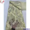 Vestido de Novia Francés Retro de Ancho Completo con Cuentas de Burbuja Plisado Bordado Encaje Vestido Vestido Malla Bordado Venta al por Mayor