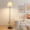 Lámpara de pie decorativa Lámpara de sala de estar plisada Atmósfera Simple Lámpara de mesa de pie vertical Y Estilo retro Hierro Otro Paisaje Lian