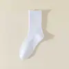 Calcetines Zhuji para Mujer Calcetines Deportivos Finos de Verano Algodón Puro para Mujer de Longitud Media Calcetines sin Costuras de Primavera Industria de Calcetines Zhuji