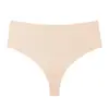 Lingerie sexy transfronteiriça Amazon fio dental feminino estilo europeu e americano seda gelo sem costura peça única controle de barriga calcinha feminina sem costura