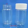Botella Plástica PET Transparente de 50ML Tapa de Seguridad para Niños Tapas Suaves Botella Botella de Plástico Gomitas de Vitamina C