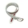 Cinturón de moda retro americano con remaches para mujer, cinturón de cuero vintage hecho a mano con hebilla de pasador, cinturón moderno con diseño de strass Y2K