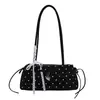Nova Bolsa de Ombro com Bolinhas Estilo Coreano Primavera 2026 para Mulheres com Pingente de Cachorrinho Bolsa Transversal Fashion Versátil Bolsa para o Dia a Dia