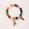 Design Original Hangzhou Lingyin Pulseira de Dezoito Sementes Título de Lista Dourada Bodhi Multi-Tesouro Wenwan Pulseira de 18 Sementes Atacado