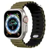 Adecuado para correas de Apple Watchs456789/10/11 Correas de Apple Modificadas Correas de Reloj de Silicona Marina