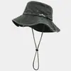 Sombrero de Pescador de Ala Ancha de Algodón Lavado de Estilo Europeo y Americano de Moda para Senderismo al Aire Libre, Sombrero de Protección Solar para Hombres y Mujeres, Nuevo Sombrero de Pescador de Montaña de Amazon