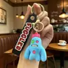 Chaveiro de Dente Monstro Desenho Animado Fofo e Incomum Transfronteiriço Pingente de Dente Monstro 3D Fuggler Pvc Silicone Pequeno Presente