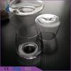 Vaso de whisky Chuangster 365ml vaso creativo de fondo cóncavo taza de té de vidrio resistente al calor vaso para jugo vaso para cerveza bebida