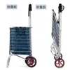 Carrito de compras carrito pequeño de arrastre carrito de compras plegable para el hogar carrito pequeño para subir escaleras persona mayor jalando carrito de verduras remolque de mano carrito de mano