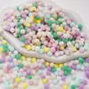 Poliéster Color Alta Elasticidad Pompon Bola de Felpa Pequeña Niños de Jardín de Infancia DIY Decoración Hecha a Mano Material Accesorios Pompon Pequeño