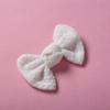 Comercio Exterior Nuevo Lindo Clip Lateral para Niña Horquilla para el Cabello de Tela Escocesa de Lana para Niños Horquilla con Lazo para Bebé Tocado