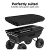Nova capa de quatro rodas dobrável da Amazon, capa de carro de viagem dobrável para exterior, capa de carro à prova d'água para jardim