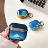 Funda para Auriculares Samsung Galaxy Buds3Pro Caricatura Flor Pintura al Óleo Carcasa Buds3Fe Bluetooth Cubierta Protectora