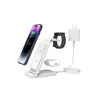 Novo carregador sem fio dobrável três em um para celular, relógio, fone de ouvido, carregamento rápido, suporte de carregamento sem fio para desktop