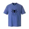 Nova Camiseta Retro Americana Lavada com Efeito Desgastado de Manga Curta para Homens e Mulheres, Verão 230g Gola Redonda Casual Roupas Estampadas