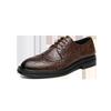 Moda Coreana Tendencia Primavera 2024 Adolescentes Casual al Aire Libre Zapatos de Cuero de Negocios Transfronterizos Talla Grande 46 Zapatos de Cuero para Hombres