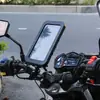 Caja impermeable para teléfono móvil de motocicleta al por mayor, caja para repartidor de comida rápida, soporte ajustable para teléfono móvil para motocicleta eléctrica, funda impermeable