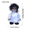 Muñeca de Bebé Fantasma Caminante Decorativa de Halloween Control por Voz Inducción al Caminar Barra Luminosa Escena de Casa Embrujada Pantalla de Diseño