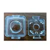 Concha de luminária de beiral quadrada de 3cm Concha de luminária de beiral de LED Concha de luminária decorativa de paisagem de beiral de LED Embalagem secundária Concha de PC