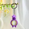 Chaveiro Animal Cartoon Círculo Mais Vendido Pingente de Carro de Borracha Macia Pequeno Presente Boneca Infantil Pequeno Presente Atacado