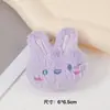 Nuevo Colgante de Peluche Suave Lindo de Conejito, Accesorios de Cabeza de Muñeca de Conejo, Broche para Ropa, Colgante para Llavero de Mochila