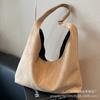 Bolsa Grande Fosca Retrô para Mulheres 2026 Outono e Inverno Novo Estilo Roupa de Trabalho Grande Capacidade Versátil Nicho Bolsa Tote Bolsa de Ombro