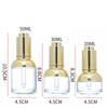 Frasco Cuentagotas con Punta de Plástico 20Ml30Ml50Ml Transparente Esencia Loción Sub-Botella Vidrio Solución Original Mezcla Botella Transfronterizo
