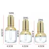 Botella de Vidrio para Aceite Esencial al por Mayor Botella Gotero 30ml Botella Vacía Dispensadora de Loción Cosmética Botella Portátil para Sérum Perfume