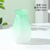Jarrón de Vidrio Sódico-Cálcico Personalizado Transfronterizo, Frasco de Vidrio para Almacenamiento, Estilo Geométrico Graduado Mate de Lujo Ligero, Decoración para Arreglo Floral de Sala de Estar