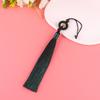 Anillo Borla Gradiente Borla DIY Hecho a Mano Estilo Nacional Dinastía Han Solapa Presionada Borla Colgante Abanico Plegable Colgante para Bolso de Hombro Accesorios Borla