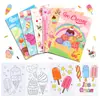 TY049 Helado de verano dulce color DIY libro para colorear fiesta dibujos animados color graffiti libro pintura