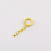 Llavero de Cadena de Resorte Pintada de Colores para Muñeca Hecha a Mano DIY Hebilla de Equipaje Accesorios de Material de Joyería
