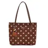 Bolsa de mano grande de lunares nueva y elegante para venta al por mayor transfronteriza, bolso de mano versátil exquisito para el día a día, bolso de hombro, moda moderna