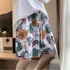 Shorts casuais de viagem estilo férias havaianas para homens, verão, ins, casal, calças de praia, shorts soltos e estilosos