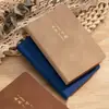 A7 Portátil Bloc de Notas Portátil Mini Bolsillo con Solapa Pantalón Libro A7 Cuero Simple Negocios Casual Libro de Contabilidad
