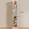 Caixa de armazenamento de pelúcia com zíper, design transparente, para uso doméstico, estilosa e à prova de poeira